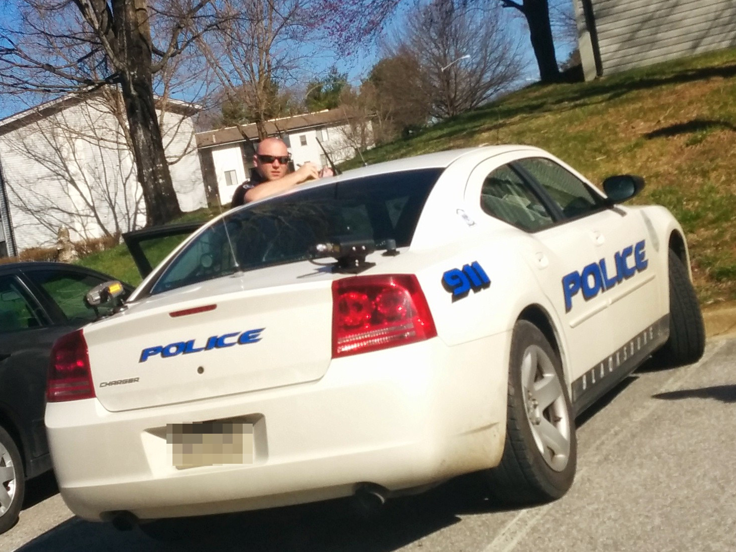 Blacksburg PD vehicle equipped with ALPR
